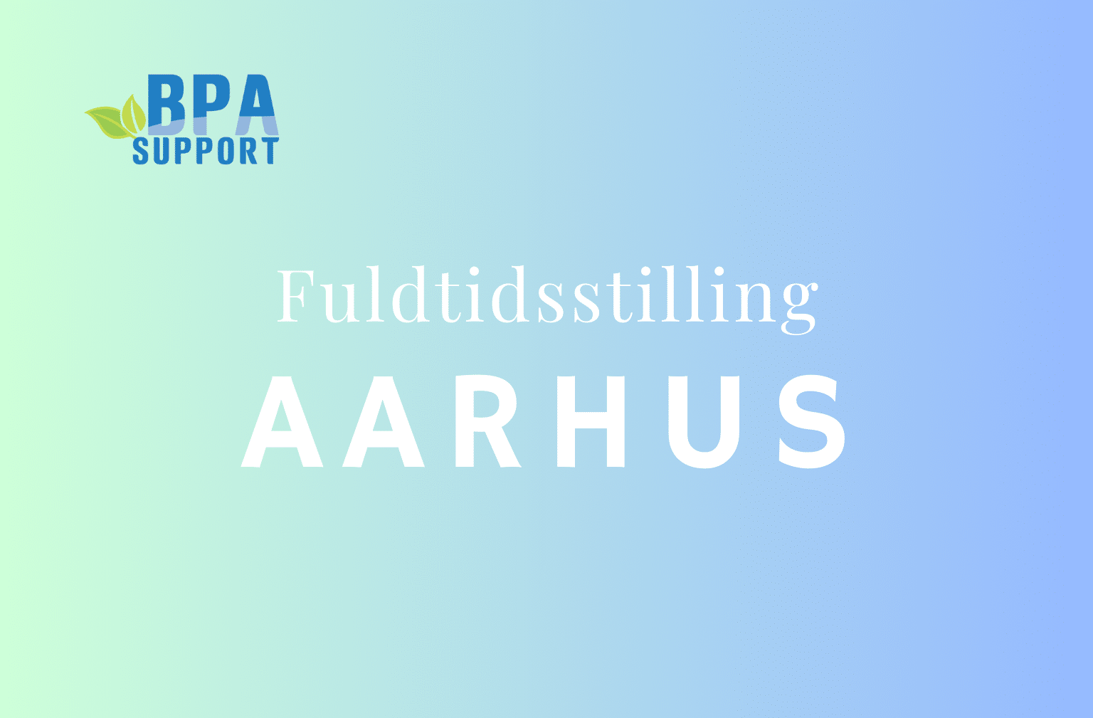 Ulla søger en ny hjælper til sit team i Aarhus